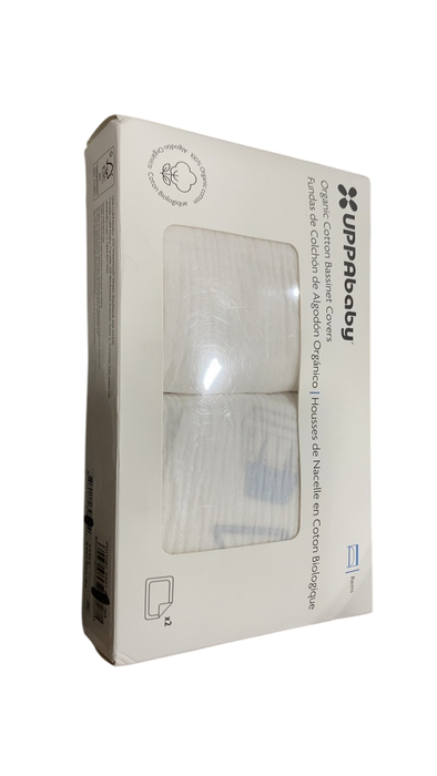Shop UPPAbaby Set of 2 Organic Cotton Bassinet Covers for Remi at GoodBuy Gear
