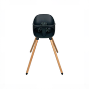 Shop Lalo The Chair with Cushion, Licorice, Licorice, Natural at GoodBuy Gear