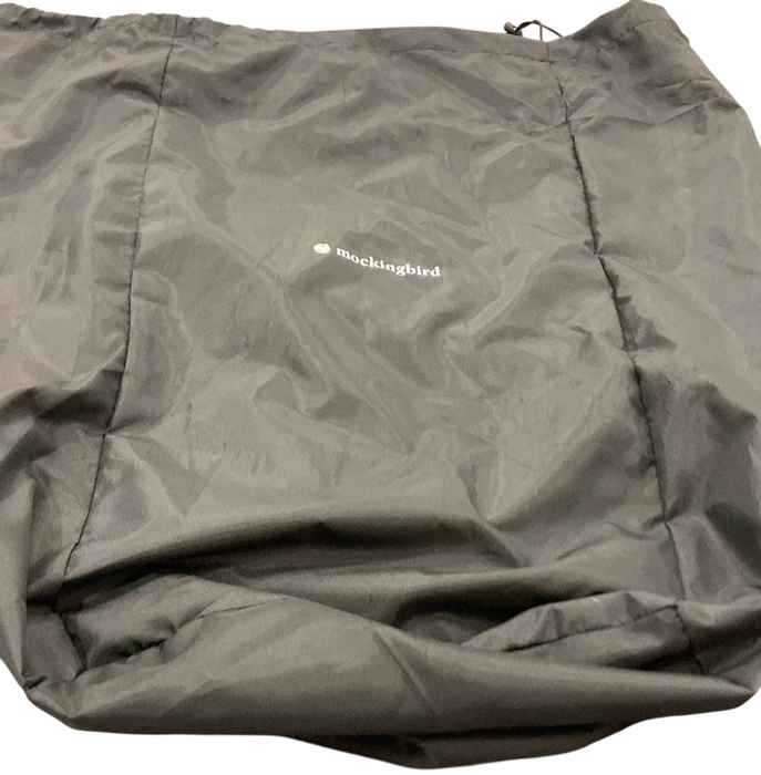 Shop Mockingbird Single to Double 2.0 Stroller, 2024, Black, Silver With Penny Leather, Windowpane at GoodBuy Gear