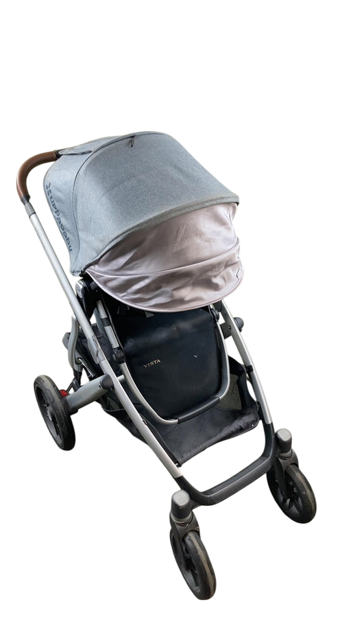 Shop UPPAbaby VISTA Stroller, 2018, Gregory (Blue Melange) at GoodBuy Gear
