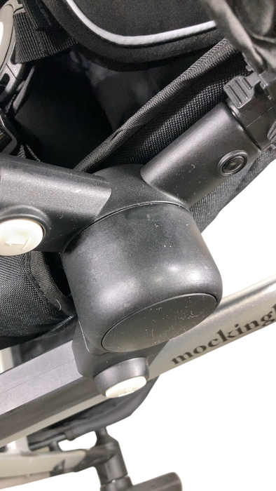 Shop Mockingbird Single to Double 2.0 Stroller with 2nd Seat, Black, Windowpane, Silver With Penny Leather, 2024 at GoodBuy Gear