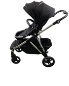 secondhand Mockingbird Single to Double 2.0 Stroller, Silver with Black Leather, Windowpane, Black, 2024