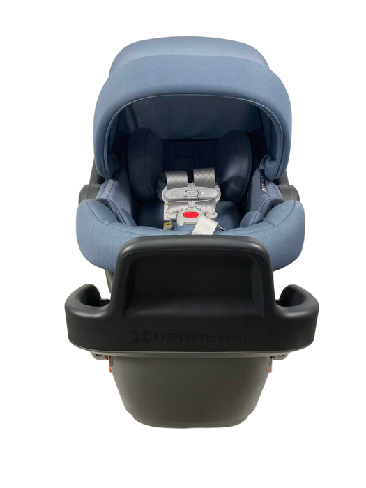 secondhand UPPAbaby MESA MAX Infant Car Seat and Base, 2023, PureTech Gregory