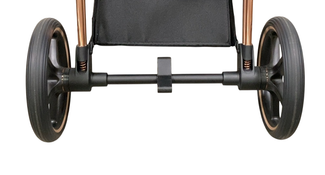 Shop Cybex PRIAM Stroller, 2021, Deep Black, Rosegold at GoodBuy Gear