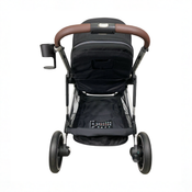 Shop Cybex Gazelle S Modular Stroller, 2024, Moon Black, Silver Frame at GoodBuy Gear