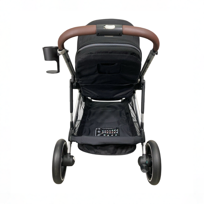 Shop Cybex Gazelle S Modular Stroller, 2024, Moon Black, Silver Frame at GoodBuy Gear