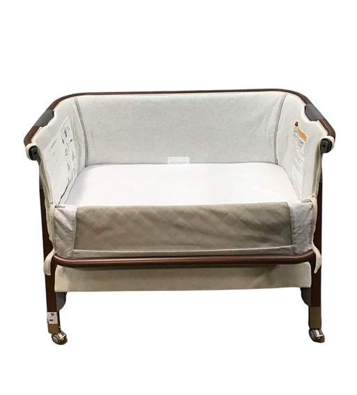 Shop Tutti Bambini Cozee Luxe Bedside Bassinet, Cream/Walnut at GoodBuy Gear
