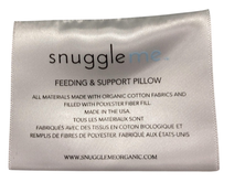 Shop Snuggle Me Organic Feeding And Support Pillow, Slate at GoodBuy Gear