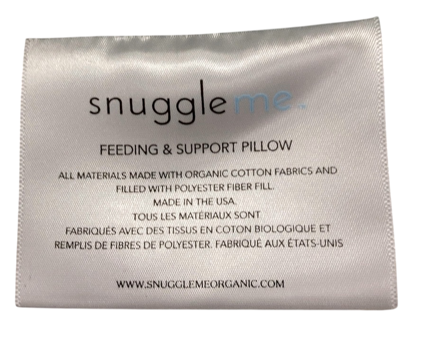 Shop Snuggle Me Organic Feeding And Support Pillow, Slate at GoodBuy Gear