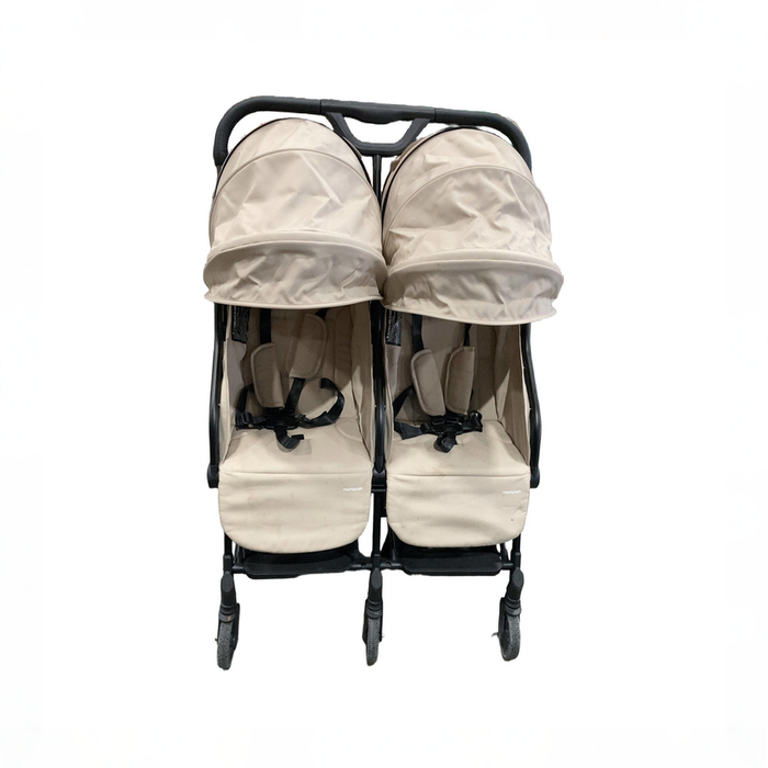 Shop Mompush Lithe Double Stroller, 2026, Khaki at GoodBuy Gear