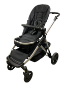 Shop Mockingbird Single to Double 2.0 Stroller, 2024, No Canopy, No Canopy, Silver With Black Leather at GoodBuy Gear