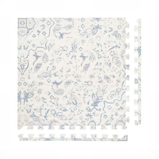 Shop House of Noa Little Nomad Play Mat, 4x8, Delft blue, Emile at GoodBuy Gear