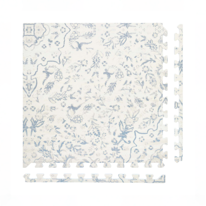 Shop House of Noa Little Nomad Play Mat, 4x8, Delft blue, Emile at GoodBuy Gear