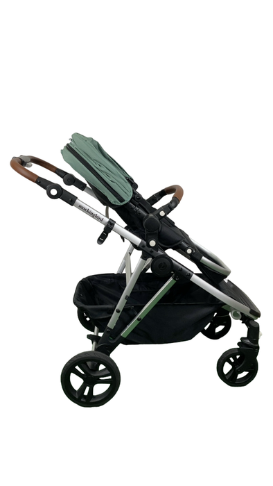 Shop Mockingbird Single to Double 2.0 Stroller, 2024, Sage, Silver With Penny Leather, Watercolor Drops at GoodBuy Gear