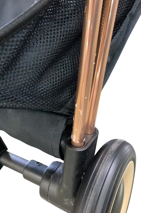Shop Cybex Coya Stroller, 2023, Rose Gold, Sepia Black at GoodBuy Gear