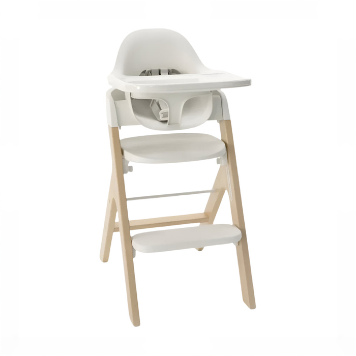 Shop Mockingbird High Chair, Natural Beech, White at GoodBuy Gear