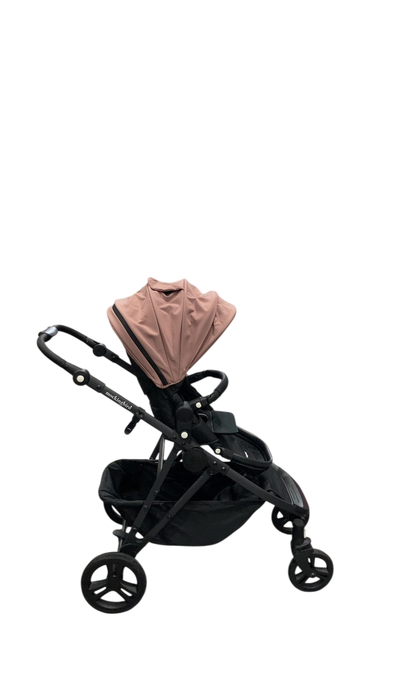 Shop Mockingbird Single to Double 3.0 Stroller, 2025, Charcoal with Black Leather, Rose at GoodBuy Gear