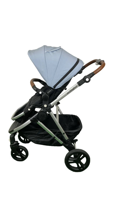 Shop Mockingbird Single 2.0 Stroller, Sky, Windowpane, Silver With Penny Leather, 2024 at GoodBuy Gear