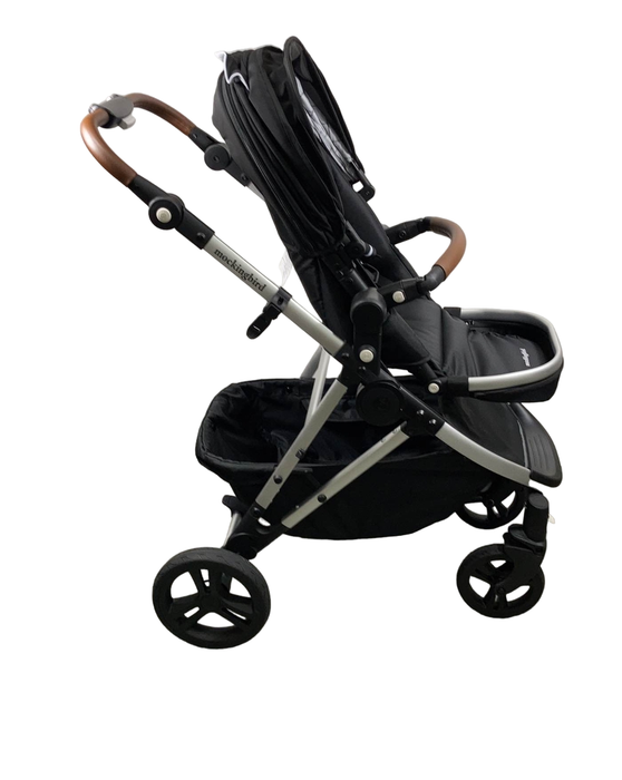 Shop Mockingbird Single 2.0 Stroller, 2025, Black, Silver With Penny Leather, Windowpane at GoodBuy Gear