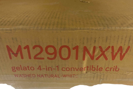 Shop Million Dollar Baby Gelato 4-in-1 Convertible Crib, Washed Natural - White at GoodBuy Gear