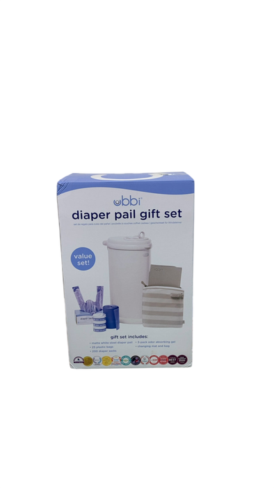 Shop Ubbi Diaper Pail Value Gift Set, Matte White at GoodBuy Gear