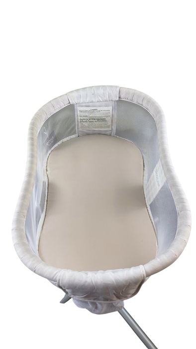 Shop Halo BassiNest Swivel Sleeper Premiere Series, Silver Damask at GoodBuy Gear