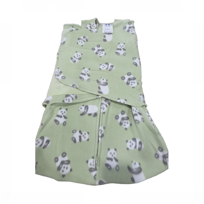 Shop Halo Micro-Fleece Swaddle, Cozy Pandas, Newborn at GoodBuy Gear