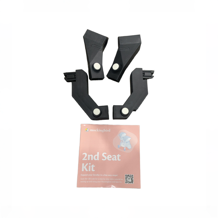 Shop Mockingbird 2nd Seat Kit 3.0, Charcoal with Penny Leather, Black Windowpane at GoodBuy Gear