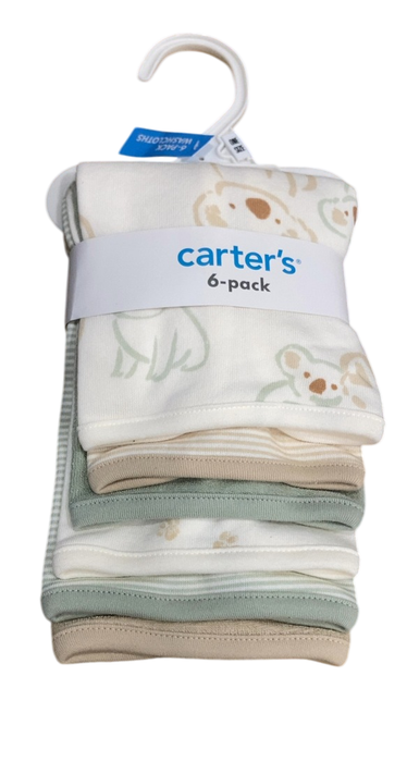 Shop Carter’s Washcloth 6 Pack, Khaki/Ivory at GoodBuy Gear