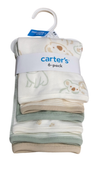 Shop Carter’s Washcloth 6 Pack, Khaki/Ivory at GoodBuy Gear