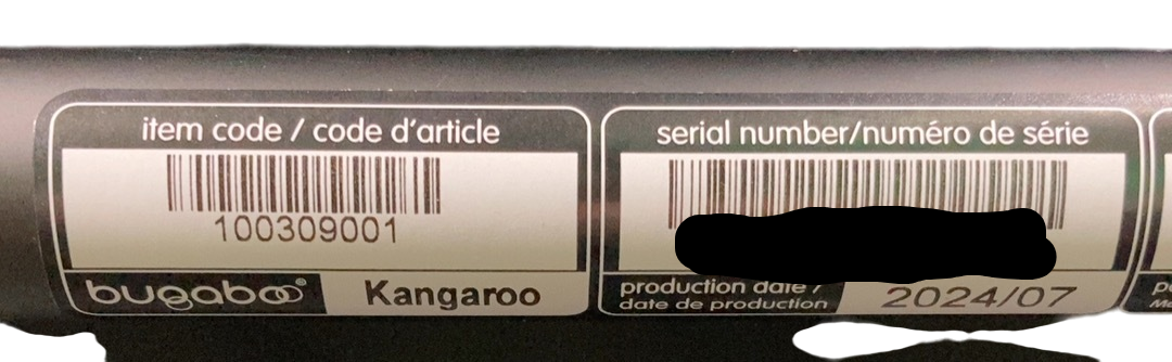 Shop Bugaboo Kangaroo Single To Double Stroller, 2024, Black, Midnight Black, Misty White at GoodBuy Gear