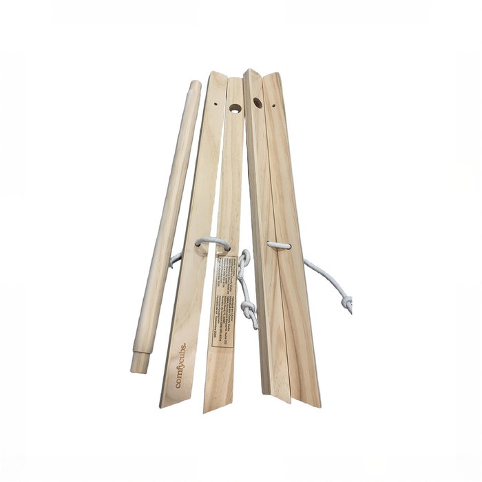 Shop Comfy Cubs Wooden Play Gym, Natural Wood at GoodBuy Gear