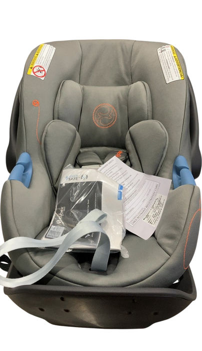 Shop Cybex Aton G Swivel SensorSafe Rotating Infant Car Seat, 2023, Lava Grey at GoodBuy Gear