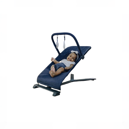 Shop Baby Delight Alpine Deluxe Portable Bouncer, Quilted Indigo at GoodBuy Gear