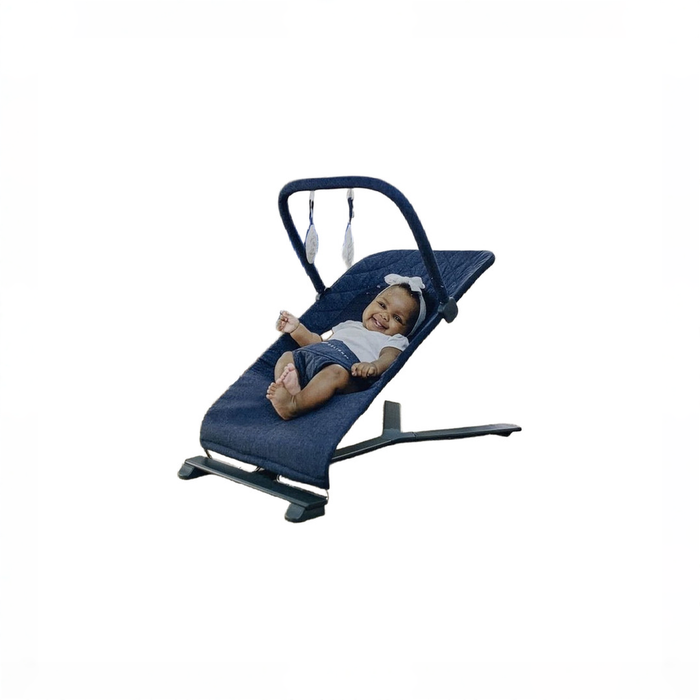 Shop Baby Delight Alpine Deluxe Portable Bouncer, Quilted Indigo at GoodBuy Gear