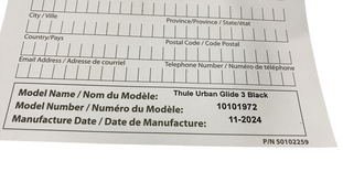 Shop Thule Urban Glide 3 Stroller, 2024, Black on Black, Click In Buckle at GoodBuy Gear