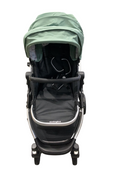 Shop Mockingbird Single 2.0 Stroller, Sage, Windowpane, Silver With Black Leather, 2025 at GoodBuy Gear
