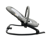 Shop Baby Delight Go With Me Aura Deluxe Portable Rocker & Bouncer, Quilted Charcoal Tweed at GoodBuy Gear