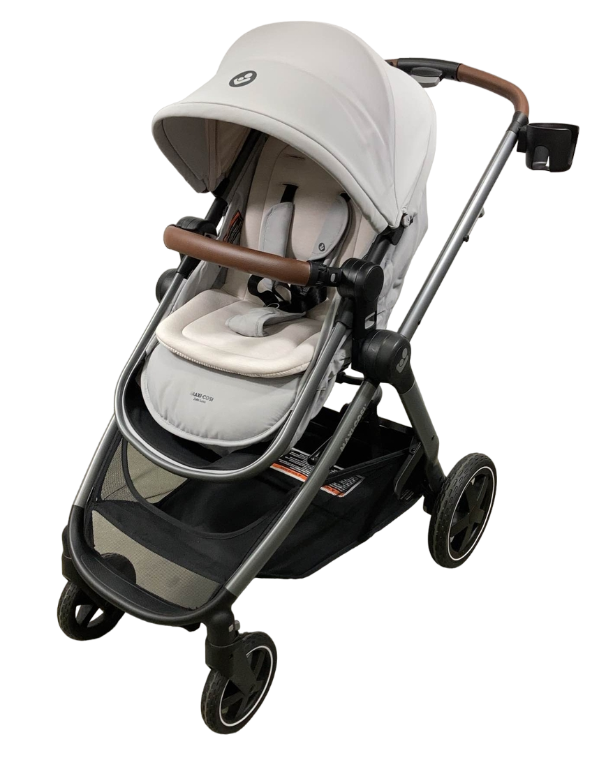 maxi cosi adorra stroller sand Maxi-Cosi Zelia2 Luxe Stroller Only, 2023, Network Sand