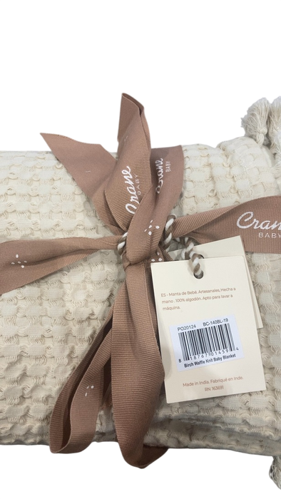 Shop Crane Baby Waffle Knit Blanket, Birch at GoodBuy Gear