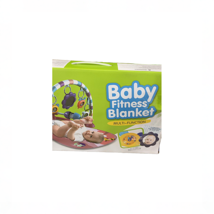 Shop Babyeap Baby Gym Play Mat 3 in 1 Fitness Rack with Piano, Blue at GoodBuy Gear