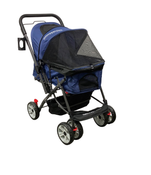 used Wonderfold Pet Stroller, Midnight Blue