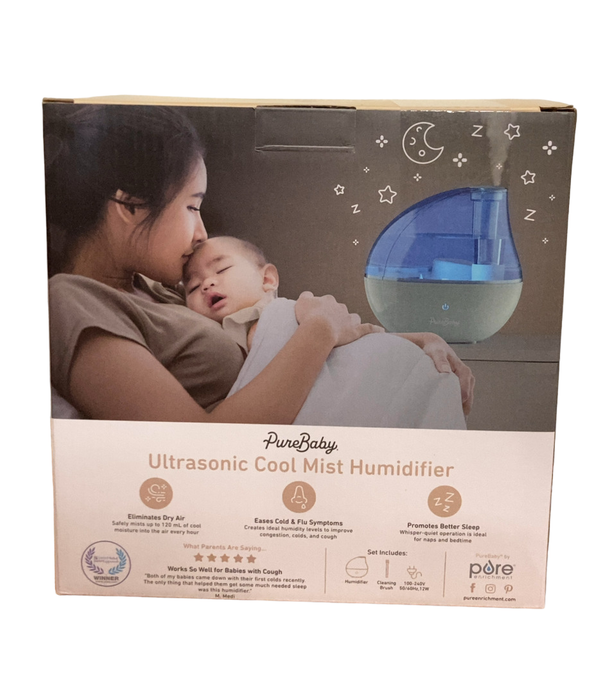 Shop Pure Enrichment PureBaby Ultrasonic Cool Mist Humidifier, Whisper Green at GoodBuy Gear
