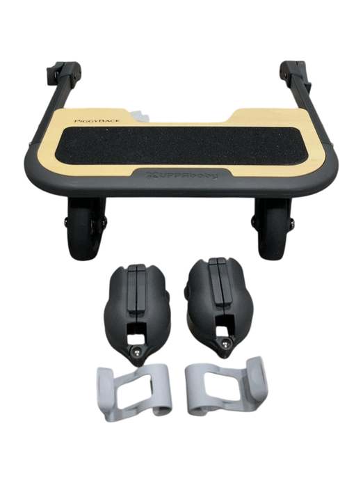 Shop UPPAbaby CRUZ PiggyBack Ride-Along Board (Pre-2020), Natural Wood/Black at GoodBuy Gear