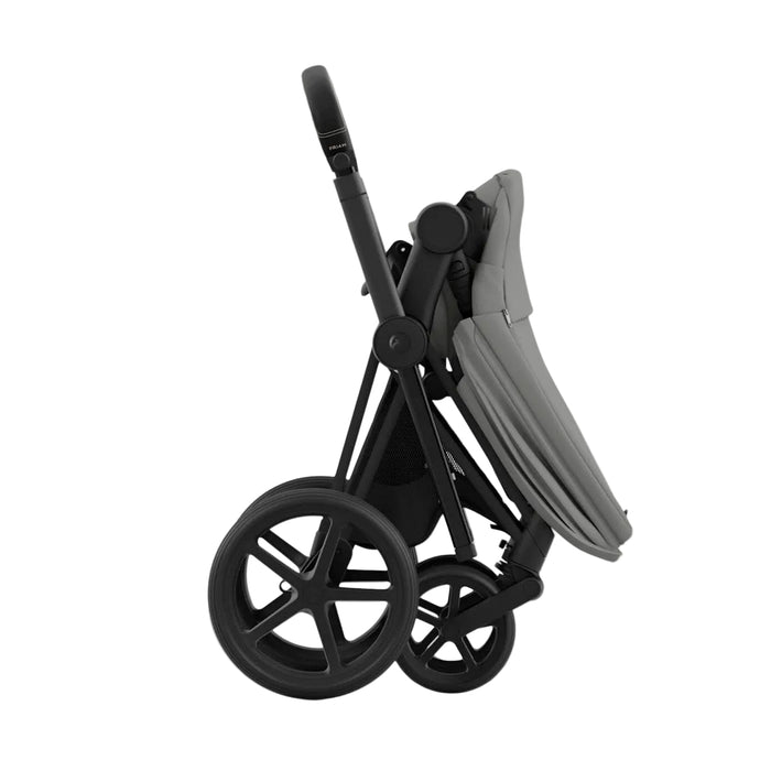 Cybex Priam4 Stroller, 2024, Matte Black, Mirage Grey