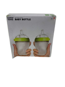 used Comotomo Bottles 2 Pack, Green, 8oz