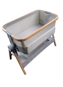 Shop Venice Child California Dreaming Portable Bedside Bassinet, Grey/Wood at GoodBuy Gear