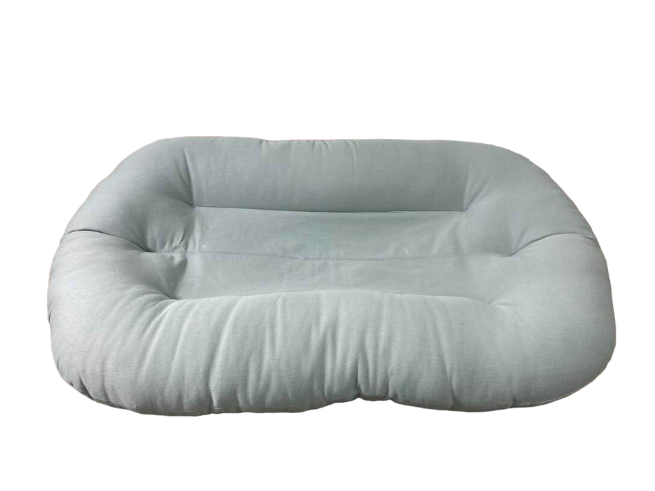 used Snuggle Me Organic Sensory Infant Lounger, Slate