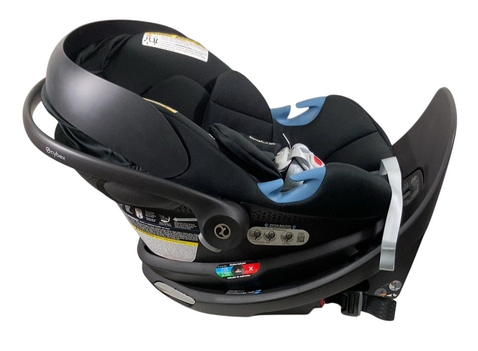 Shop Cybex Aton G Swivel Infant Car Seat And Base, 2024, Moon Black at GoodBuy Gear