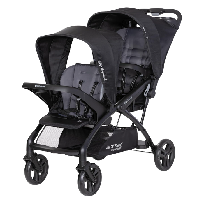 Shop Baby Trend Sit N' Stand Double 2.0 Stroller, 2026, Dash black at GoodBuy Gear